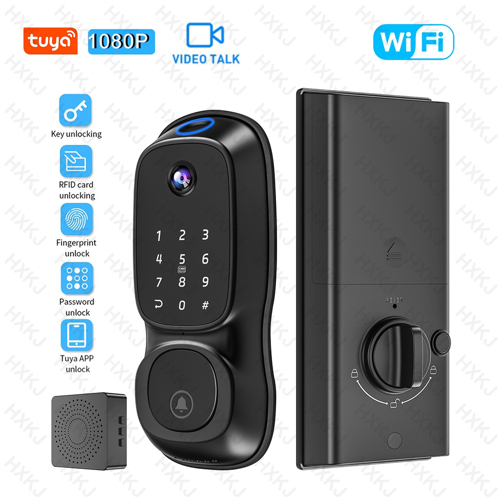 Electronics & Gadgets Beginning With D - Tuya Wifi Smart Door Lock ‎Camera