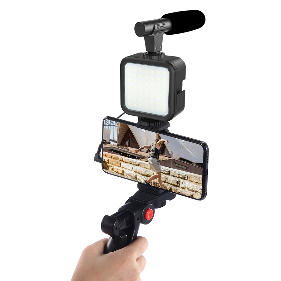Auto Tracking Tripod - Smartphone Vlogging Kit Video Recording Equipment