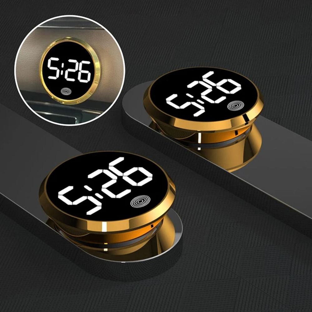 Electronics Gadgets For Home - Touch-Activated Car Dashboard Clock LED Time