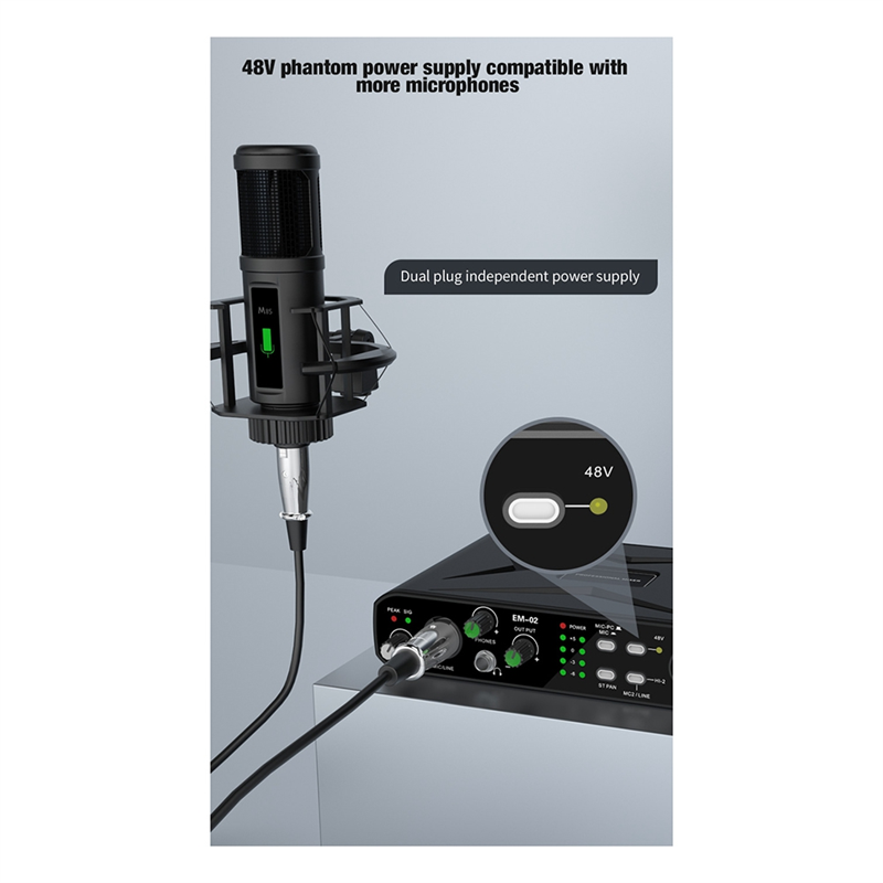 Usb Sound Card External - ELECT-For Live Streaming, Guitar Compatible External