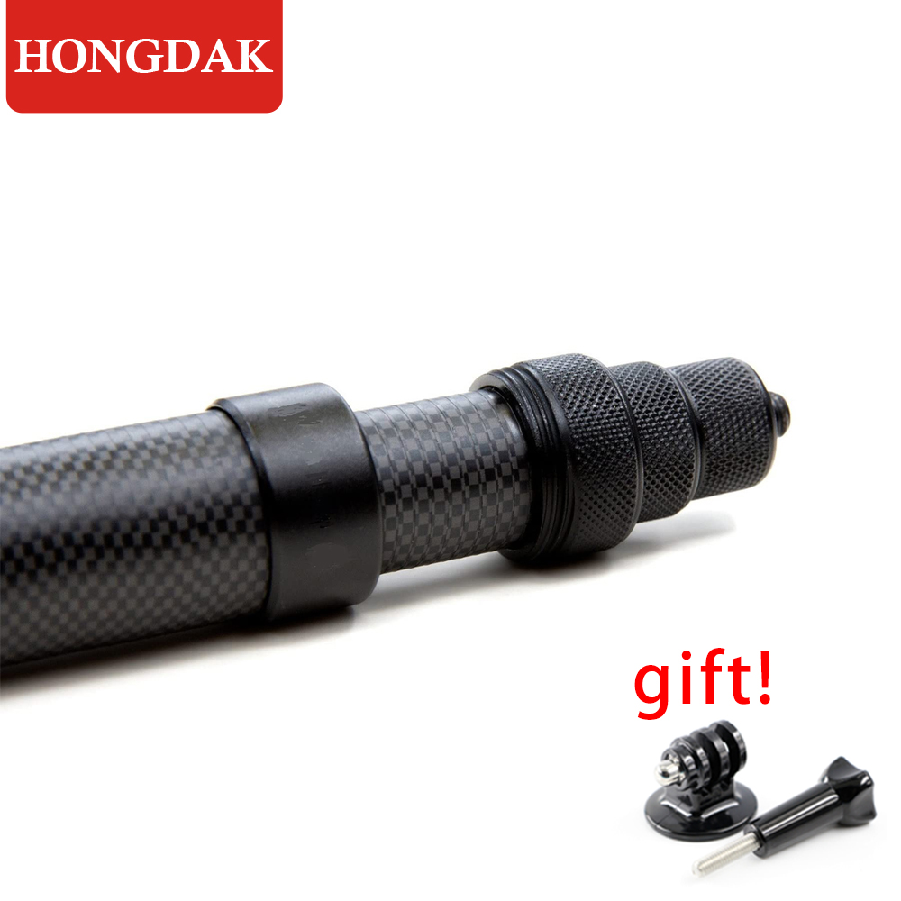 Auto Tracking Tripod - HONGDAK 3m Carbon Fiber Scalable Monopod
