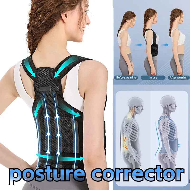 Smart Posture Sensor - Posture Corrector Back Orthopedic Straps for