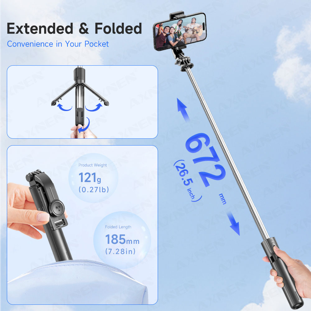 Selfie Stick Tripod with Detac – Auto Tracking Tripod recenzja i cena