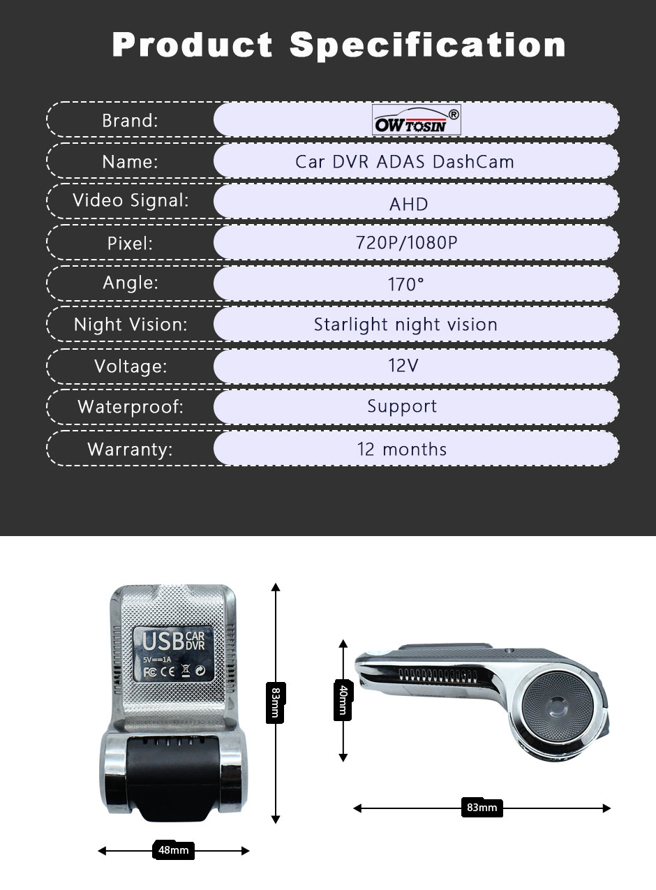 Full HD 1080P ADAS 2K DashCam  – Usb Sound Card External recenzja i cena