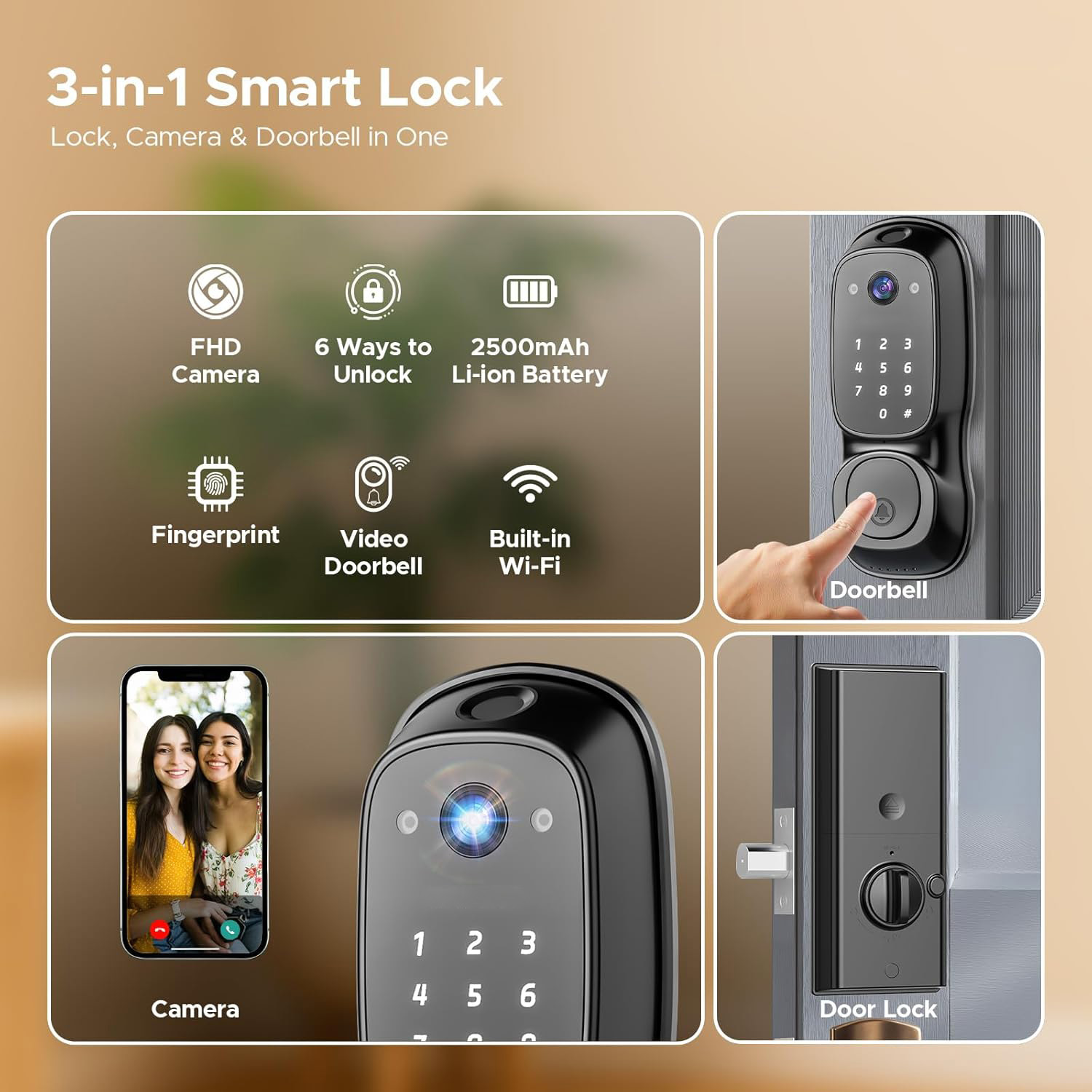 Tuya Wifi Smart Door Lock ‎Cam – Electronics & Gadgets Beginning With D recenzja i cena