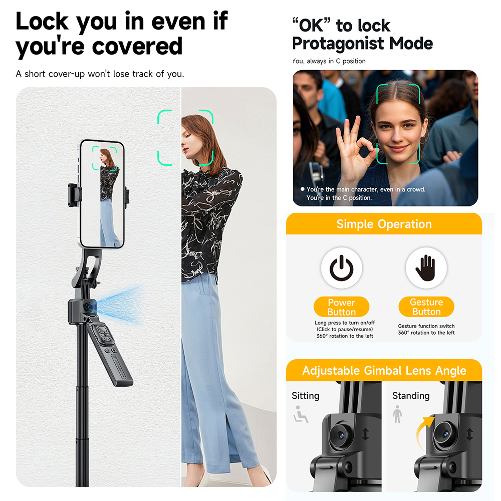 New TT07 AI Face Tracking All- – Auto Tracking Tripod recenzja i cena