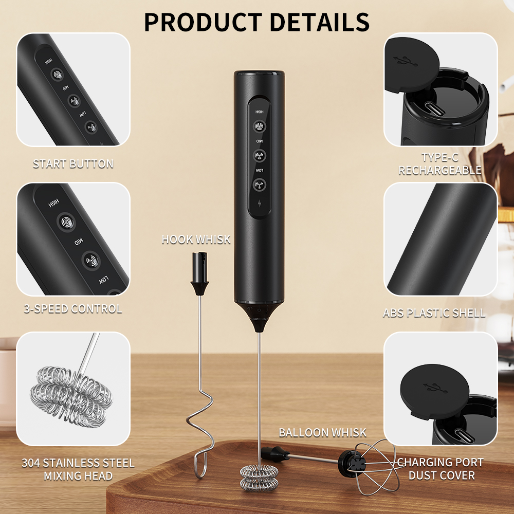 3 in 1 Electric Handheld Milk  – Electro Gadgets recenzja i cena