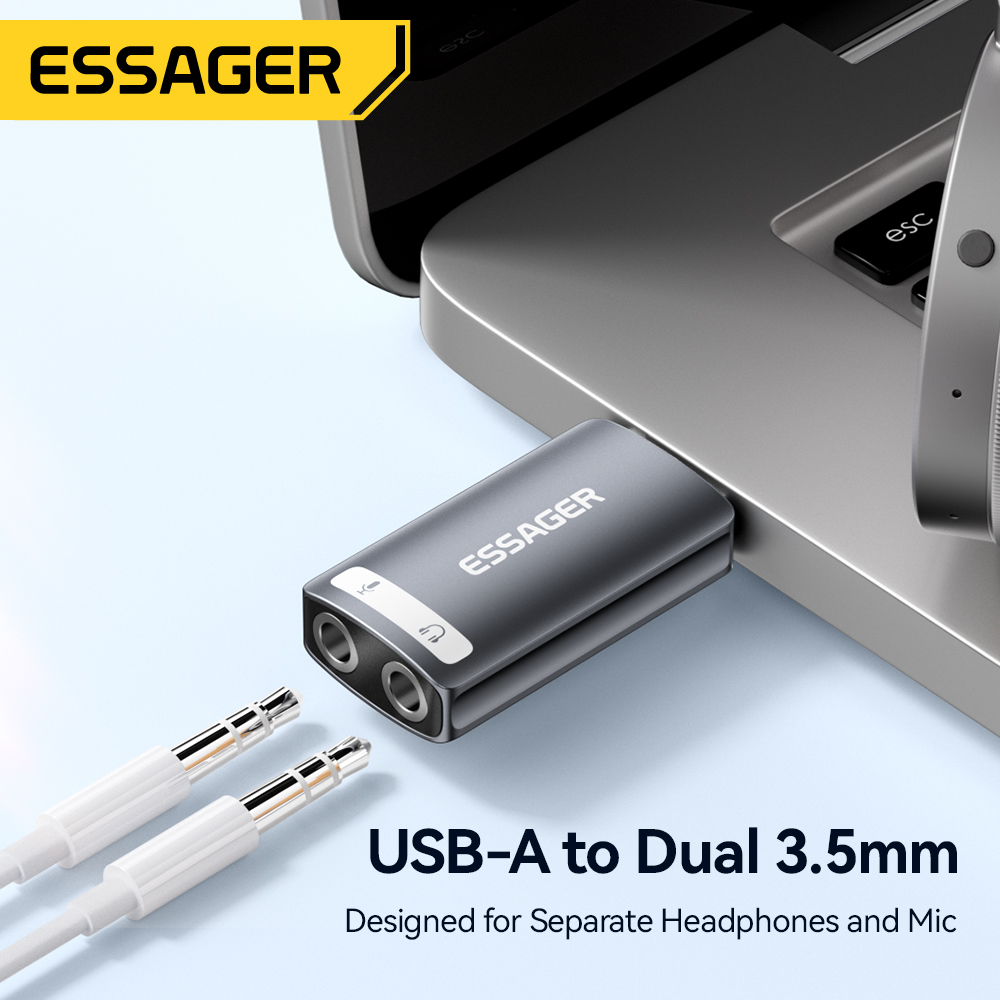 Essager USB Sound Card Externa – Usb Sound Card External recenzja i cena