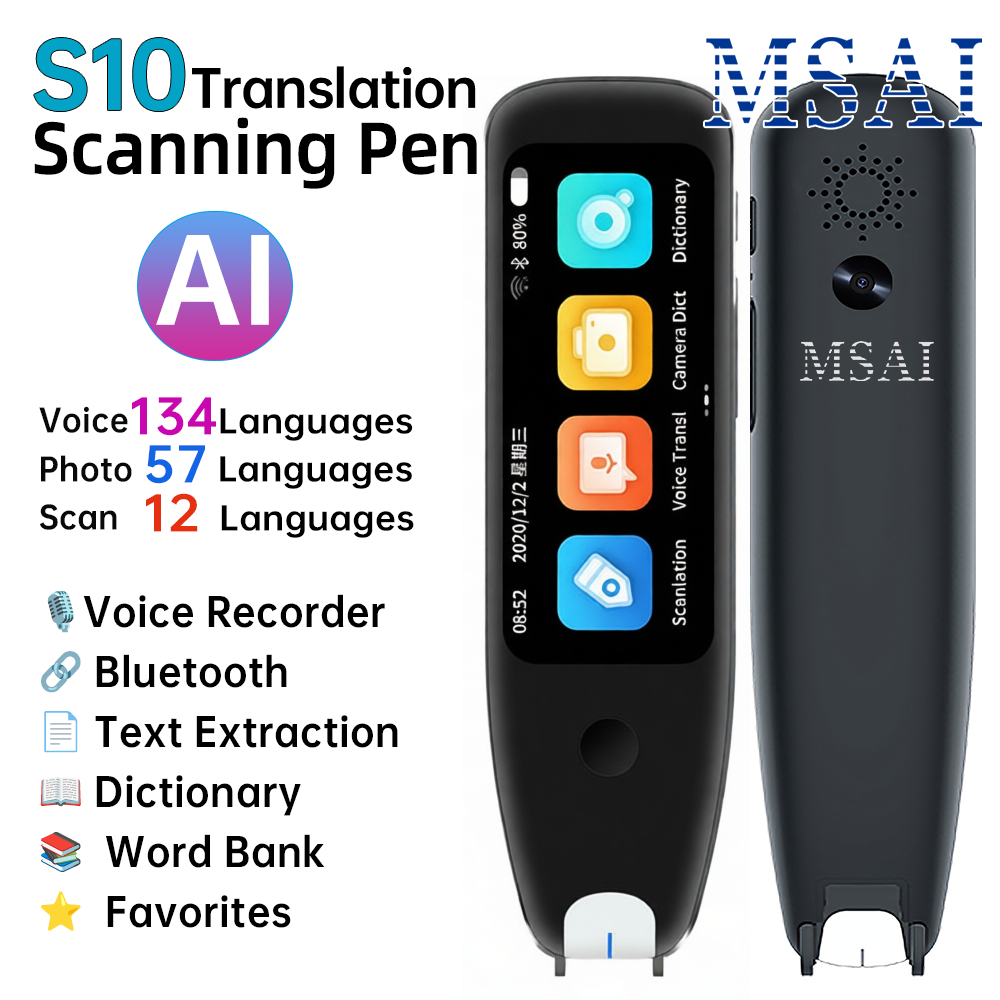 MSAI S10 Smart Scan Translator – Portable Translator Device recenzja i cena