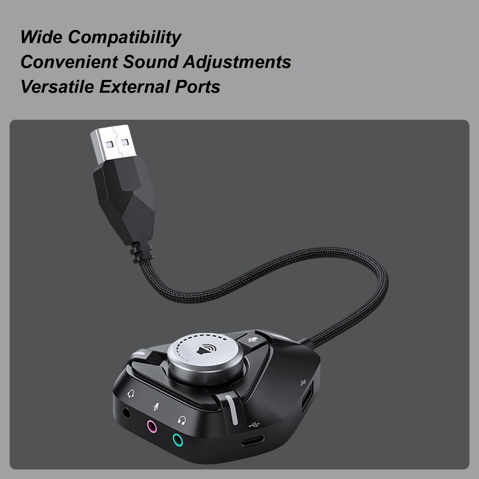 6-in-1 External USB Sound Card – Usb Sound Card External recenzja i cena