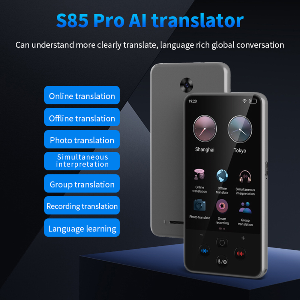 S85 pro Language Translator De – Portable Translator Device recenzja i cena