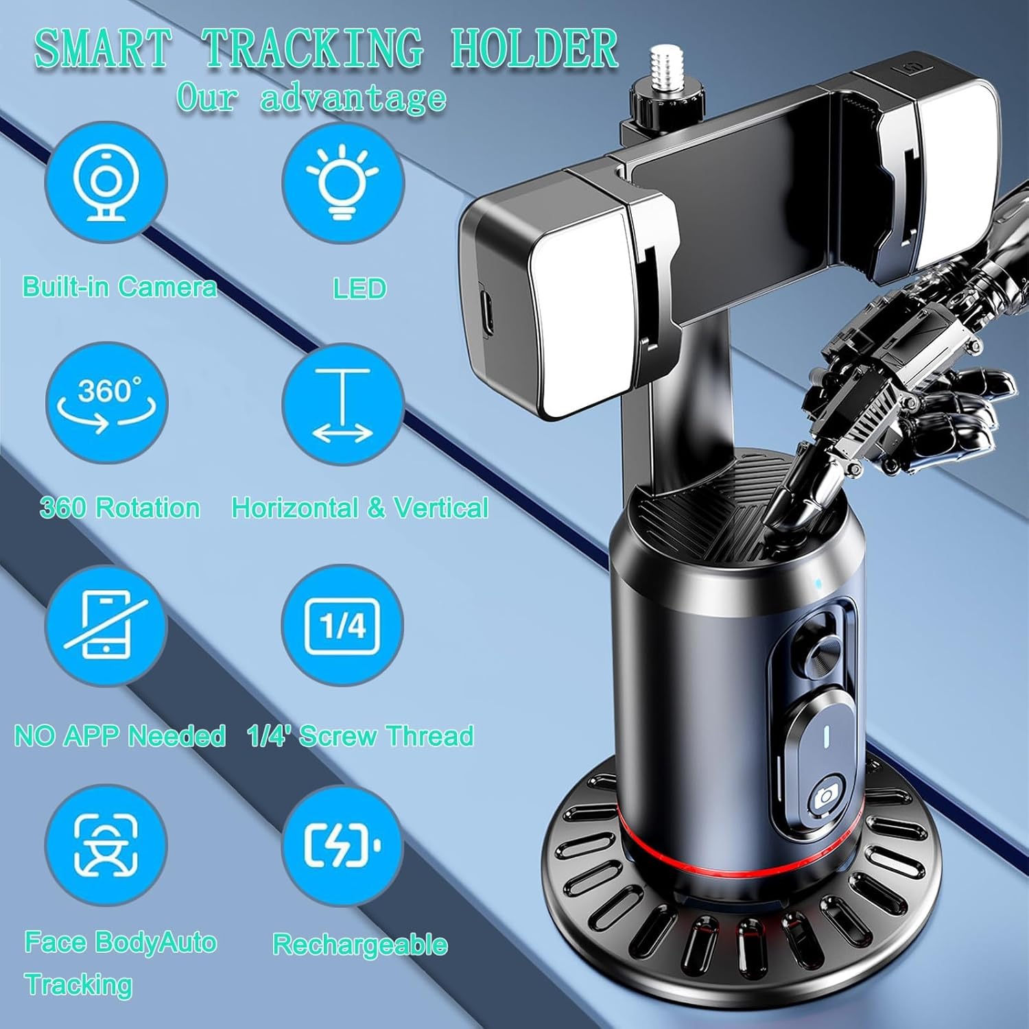Auto Face Tracking Tripod 360° – Auto Tracking Tripod recenzja i cena
