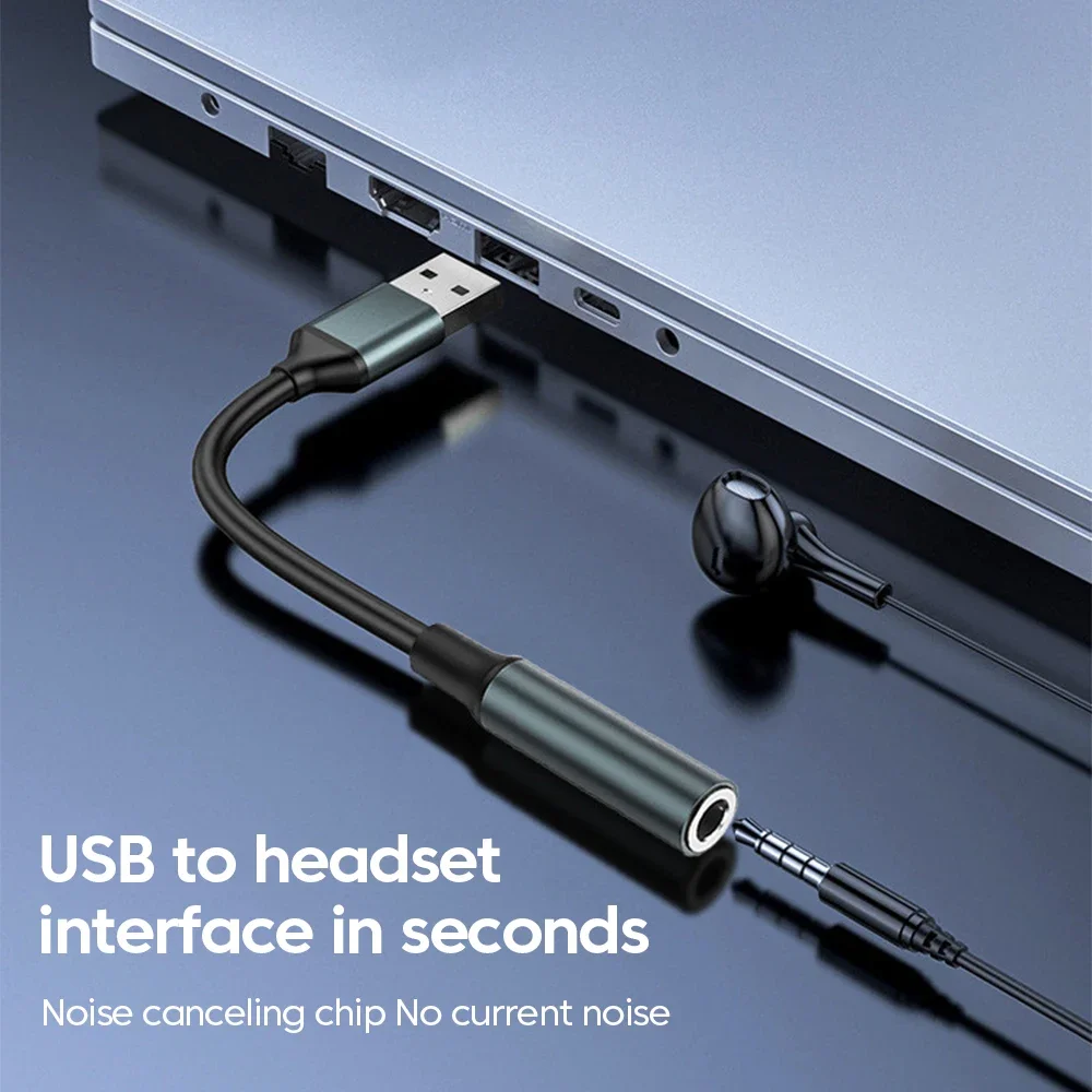 USB to 3.5mm Audio Jack Adapte – Usb Sound Card External recenzja i cena
