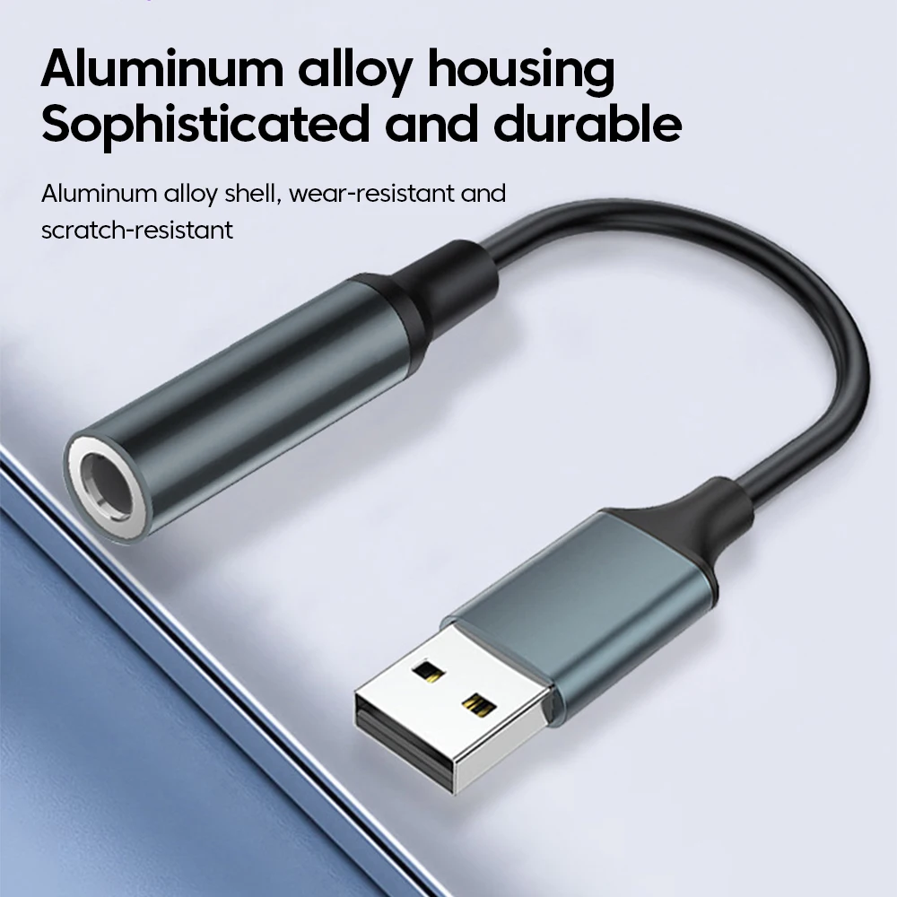USB to 3.5mm Audio Jack Adapte – Usb Sound Card External recenzja i cena
