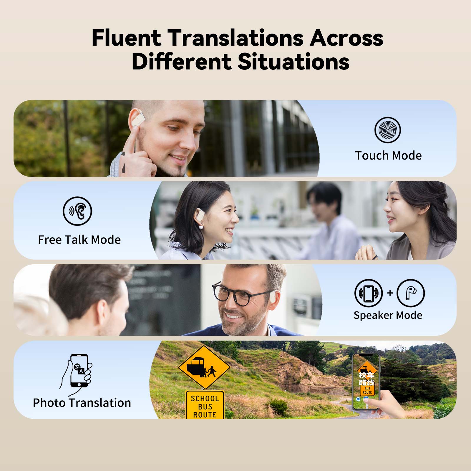 Wooask M9 Translator Earbuds,O – Portable Translator Device recenzja i cena