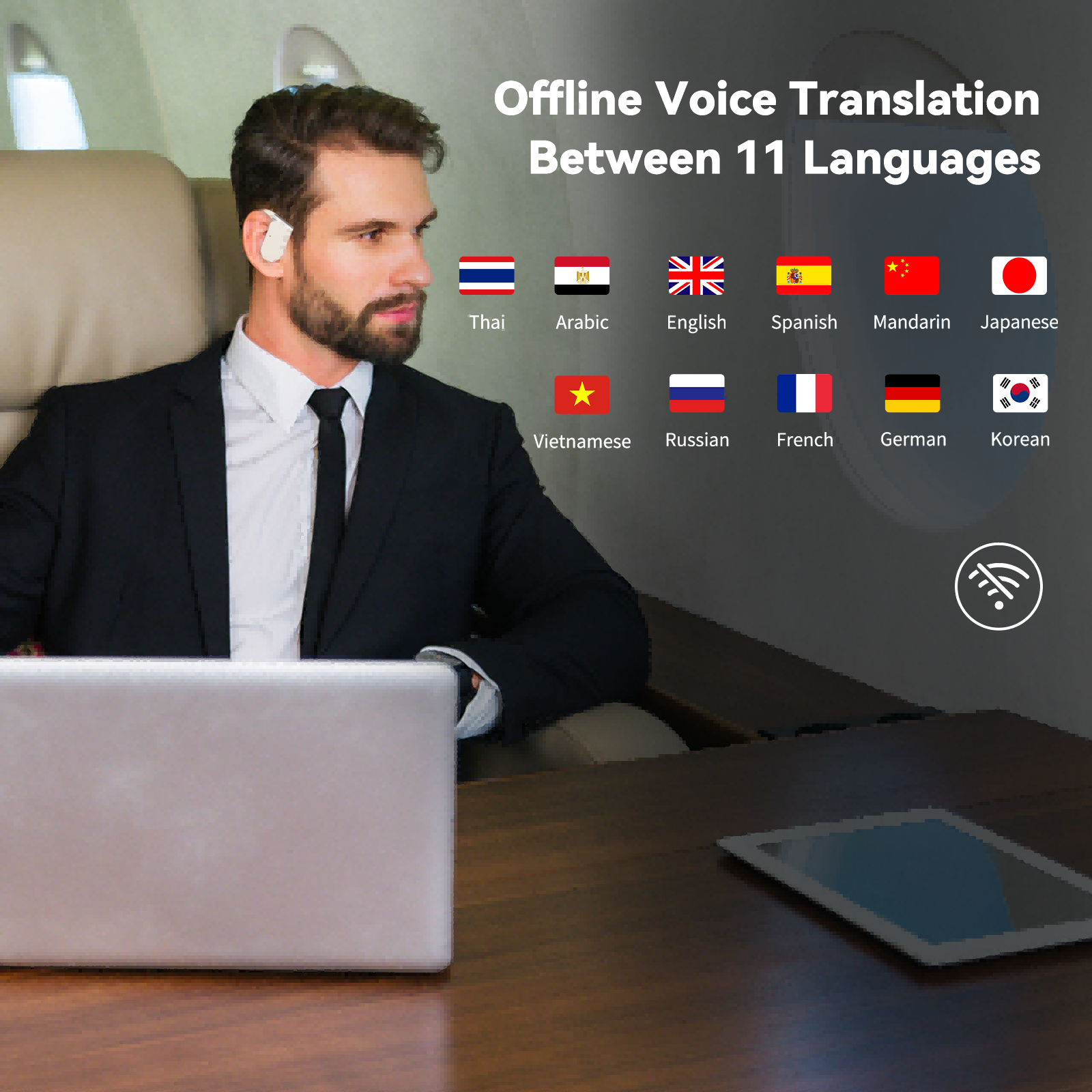 Wooask M9 Translator Earbuds,O – Portable Translator Device recenzja i cena