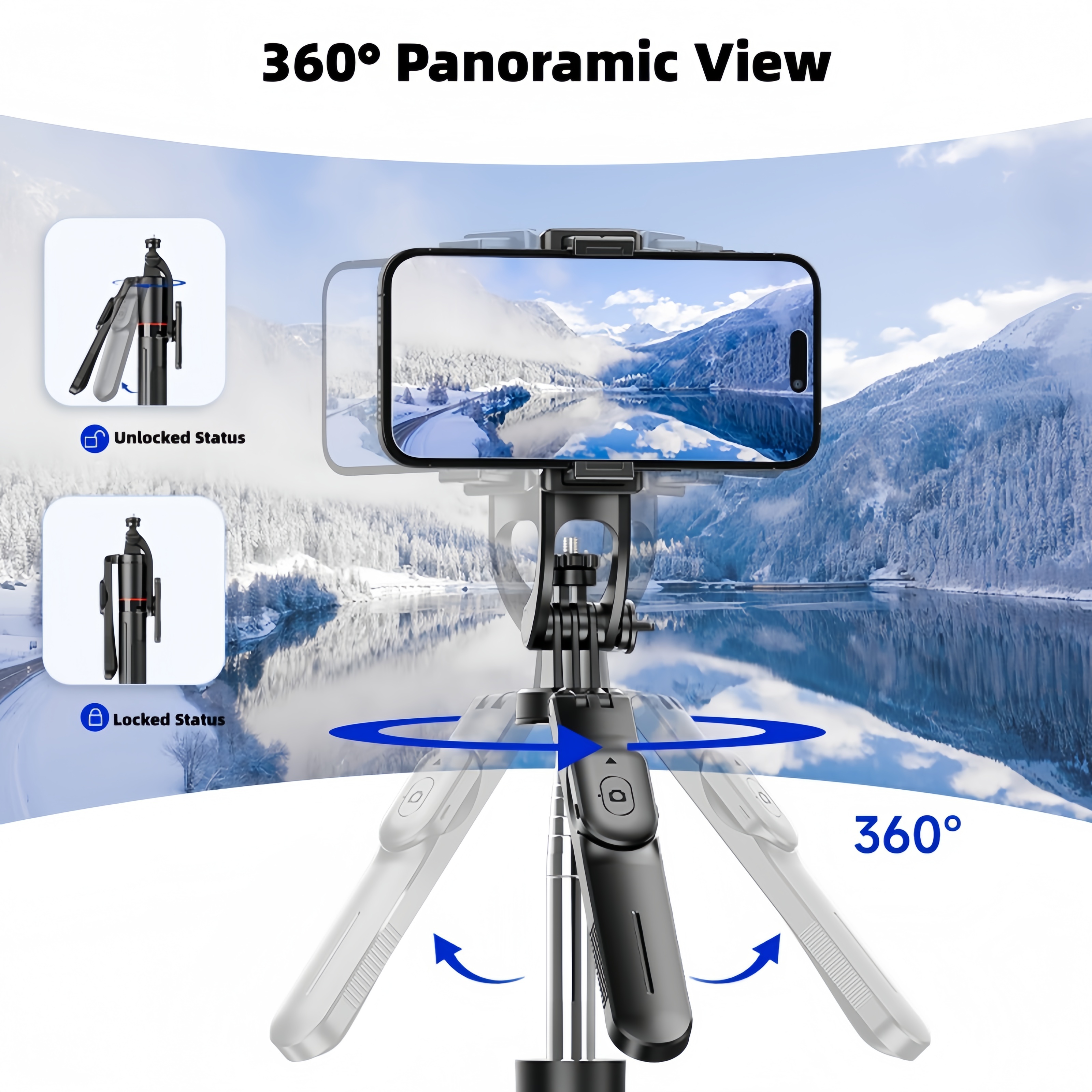 WIFIT F16 Selfie Stick with Ad – Auto Tracking Tripod recenzja i cena