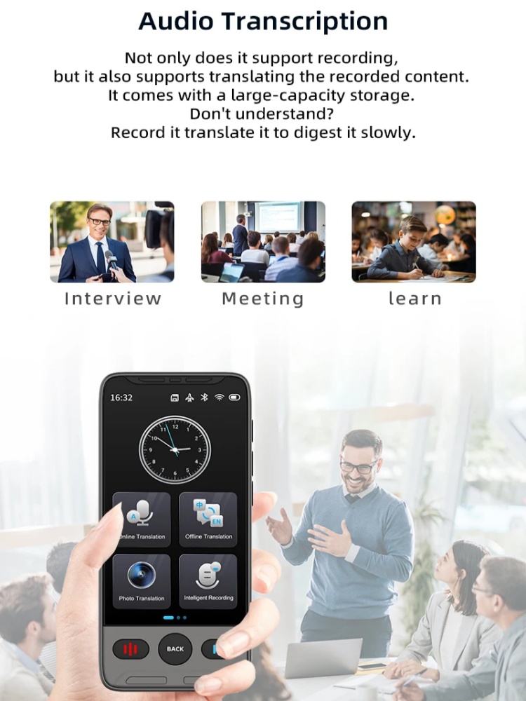 New Smart Accurate Voice Touch – Portable Translator Device recenzja i cena