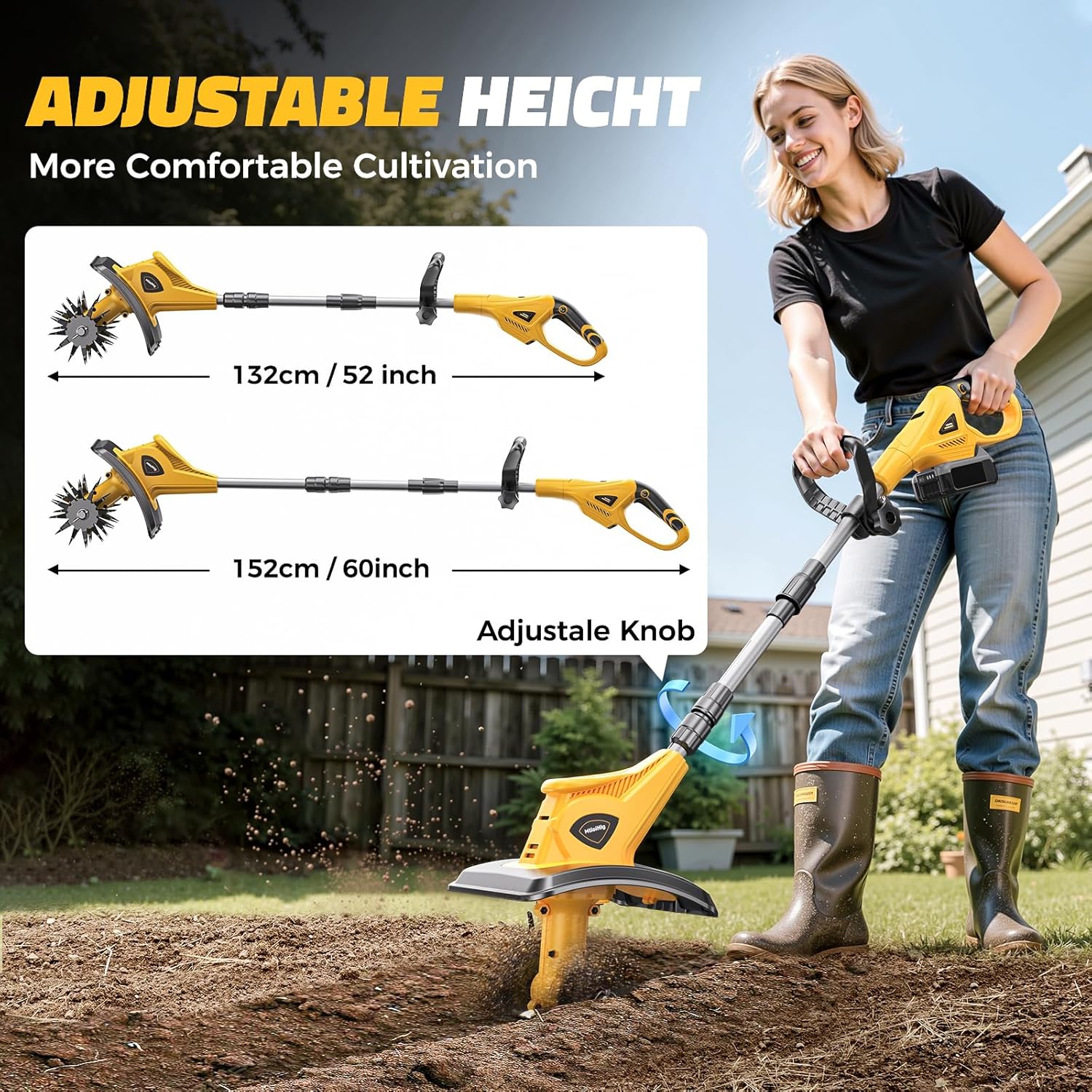 Cordless Tiller Cultivator Com – Electro Gadgets recenzja i cena