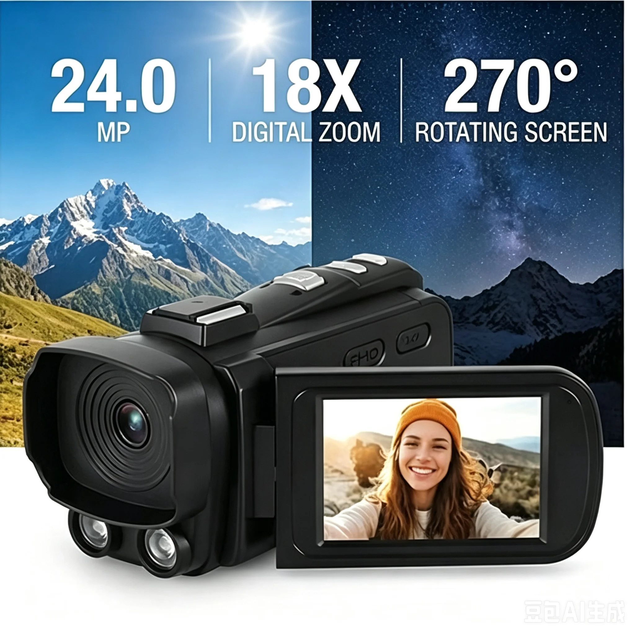 1080P Full HD Digital Camera V – Electronics Gadgets For Home recenzja i cena