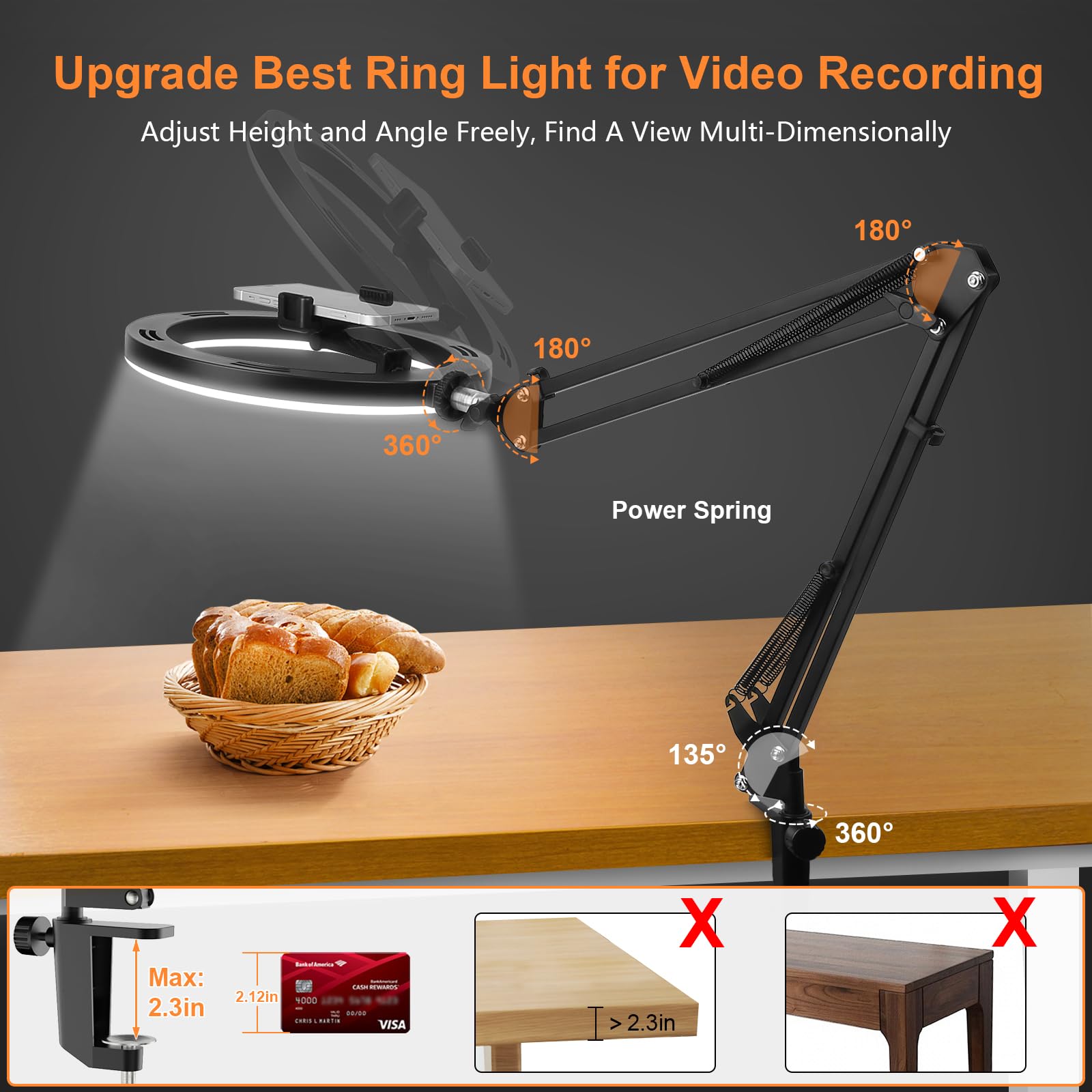 Nice Overhead Tripod With Ring – Auto Tracking Tripod recenzja i cena