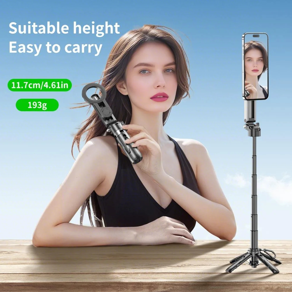 3-in-1 Selfie Stick Tripod wit – Auto Tracking Tripod recenzja i cena