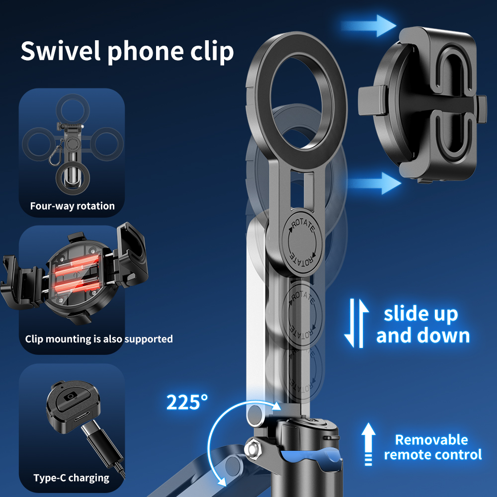 3-in-1 Selfie Stick Tripod wit – Auto Tracking Tripod recenzja i cena
