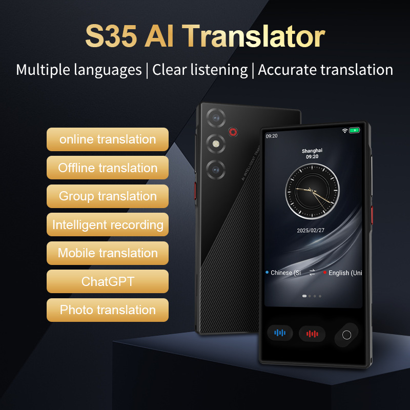 2025 S35 Instant Voice Transla – Portable Translator Device recenzja i cena
