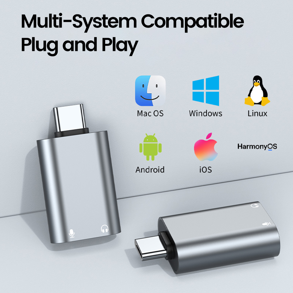 Elough Type C To 3.5mm Externa – Usb Sound Card External recenzja i cena