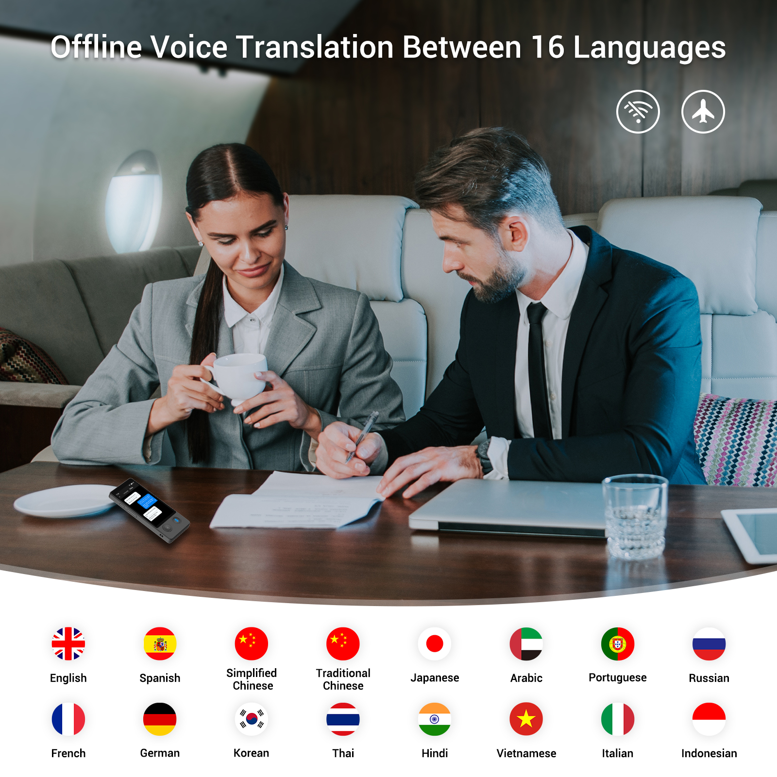 Wooask W12 Language Translator – Portable Translator Device recenzja i cena
