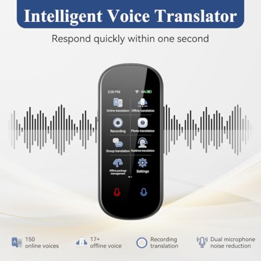 Portable two-way AI voice tran – Portable Translator Device recenzja i cena